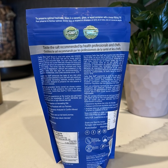 Selina Naturally Light Grey Celtic Sea Salt - Picture 2 of 4